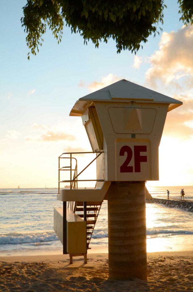 Lifeguard Stations Wakiki Beach - ©Mr Doomits - stock.adobe.com